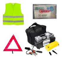 Comprar Kit Reglamentario Auto Vtv 4 En 1 Baliza Compresor Chaleco