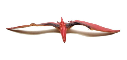 Muñeco Dinosaurio Terodáctilo Rojo Chico.