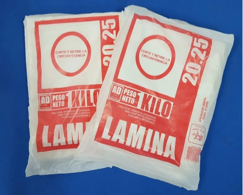 Separador Freezer Lamina 20x25 Alimentos Folex Fiambre 1kg