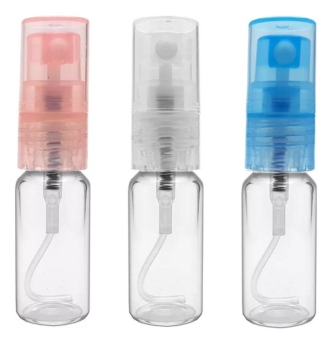 Kit 05 Frasco Flaconete Em Vidro Amostra Porta Perfume 5ml Com Válvula Spray