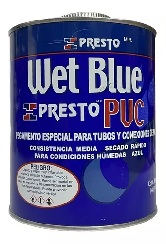 Pegamento PVC 473ml Azul