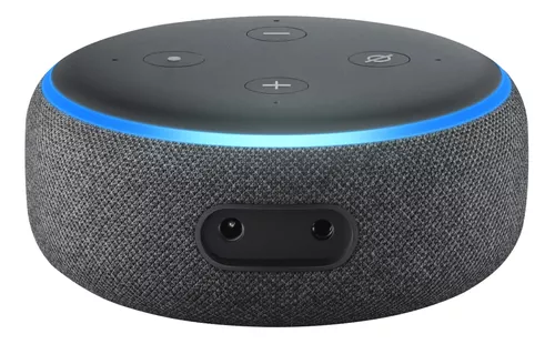 Echo Dot 3rd Gen con asistente virtual Alexa color carbón 110V/240V