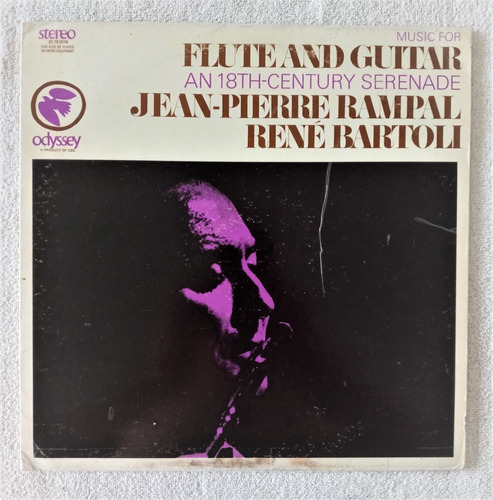 Jean Pierre Rampal Y Rene Bartoli Lp Sonatas Flauta Guitarra