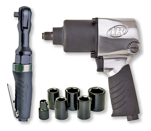 Kit De Impactool Y Trinquete Neumatico Ingersoll Rand Serie