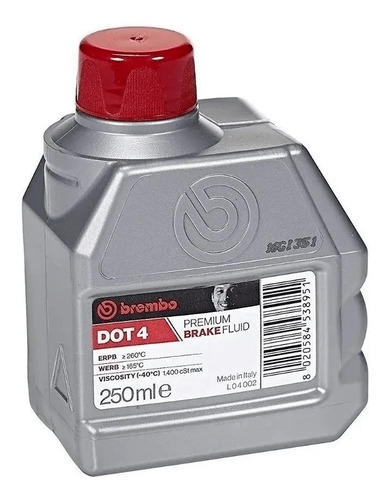 Líquido De Frenos Brembo Dot 4 1/4litro La4002.