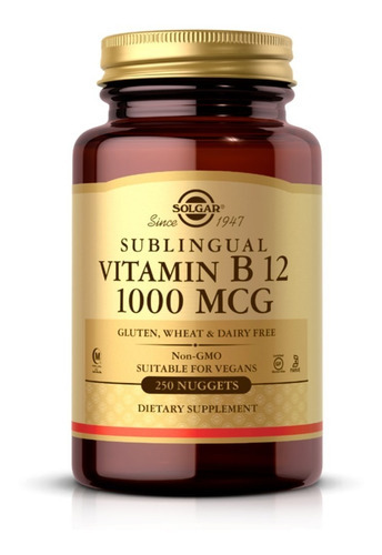 Vitamin B12 1000mcg Sublingual 250 Unidades Sabor Unflavored