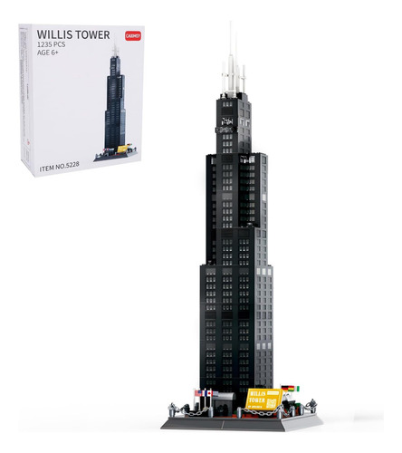 Caximsy Willis Tower Chicago Arquitectura Modelo Conjuntos D