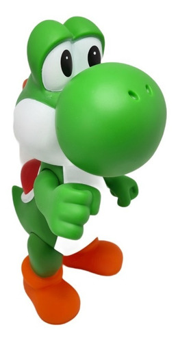 Imagen 5 de 6 de Figura Yoshi Super Mario Bros Gigante 24 Cm