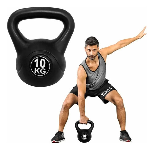 Pesa Rusa Kettlebell Mancuerna 10 Kl Entrenamiento Crossfit 