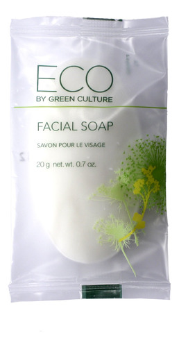 Eco By Green Culture Spegcfl - Barra De Jabón Facial, Arom.