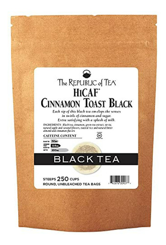 Té Negro Canela Hicaf, 250 Bolsitas De Té