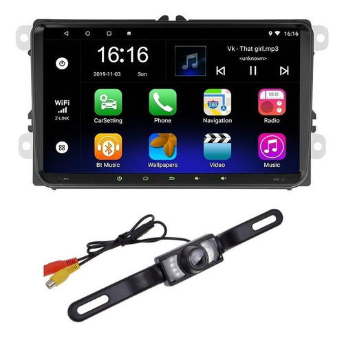 Estéreo Android Para Vw Jetta Amarok Passat 9 Pulgada+cámara