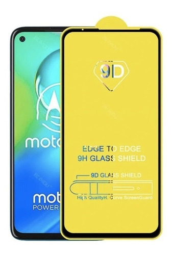 Lamina Mica Glass 9d Full Compatible Motorola Moto C + Envio