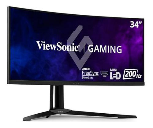 Monitor Gaming Curvo 34  1440p Viewsonic Elite Xg341c-2k Com