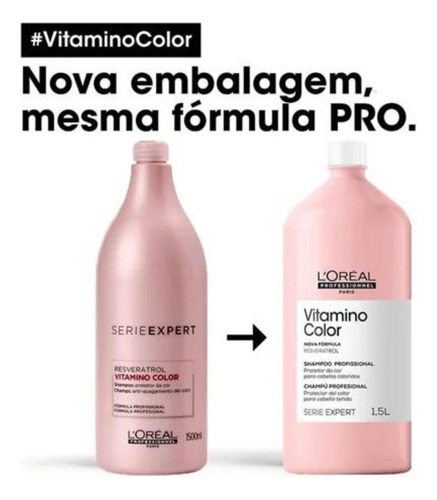 Shampoo Vitamino Color Loreal 1,5l