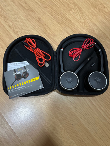 Promoção: Headset Jabra Evolve 75 Bluetooth Sem Uso
