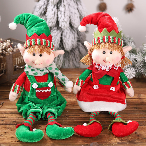 Para Para 2pcs Muñeco Elfo De Navidad Regalo De Navidad