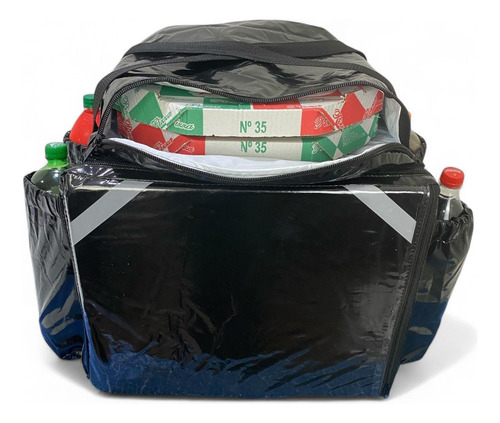 Mochila Bag Para Entrega Motoboy 45l Com Isopor Laminado