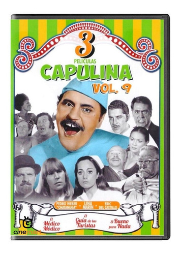 Capulina Vol 9 Colección Tres Peliculas Dvd
