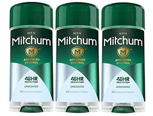 Mitchum Control Avanzado Sin Perfume Desodorante Antitranspi