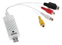 Comprar Usb Adaptador Vhs Audio Video Rca Convertidor De Dvd Soporte