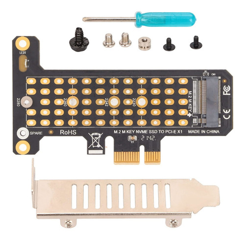 Pusokei Adaptadora Nvme M.2 Pcie X1 Adaptador Media Para