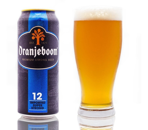 Imagen 1 de 3 de Cerveza Oranjeboom 500 Ml Cerveza Holandesa Super Strong