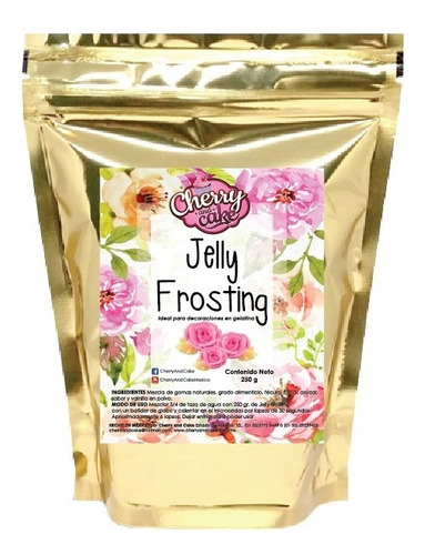 Jelly Frosting Para Decoración De Gelatinas 250 Gramos