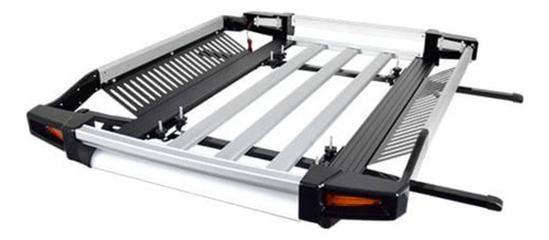 Parrilla Universal 140x100cm Al+abs Con Luz Silver / Barras