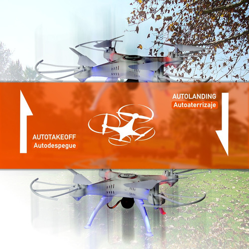 Drone Cuadricoptero Cámara Hd Transmite Vivo Pantalla Graba