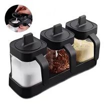 Comprar Condimentero Especieros Organizador Con Cucharita Set X3