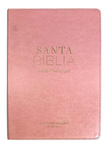 Biblia Rv60 Rosa Letra Super Gigante N. 19: Canto Dorado, De No. Serie No, Vol. No. Editorial Abba, Tapa Blanda, Edición 2023 En Español, 2023