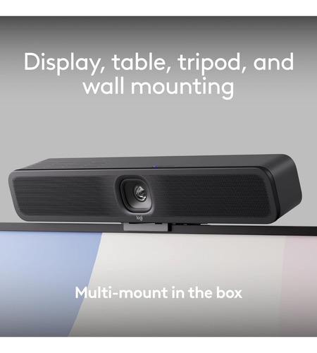 Câmera De Conferência Usb Logitech Meetup 2 Com Ia