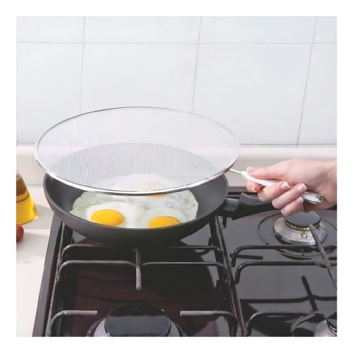 Tapa Antisalpicaduras Aluminio 29 Cm