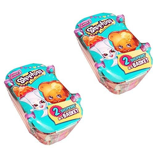 Cesta De La Serie 3 De Shopkins Con 2 Dentro (juego De 2 Ces