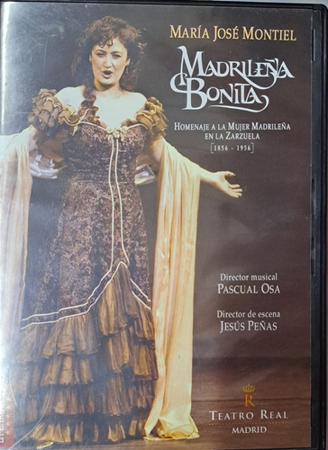 Zarzuela Madrileña Bonita - María José Montiel  Dvd / Kktus