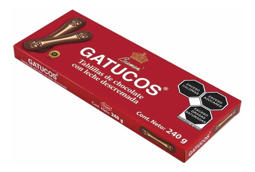 Lenguas De Gato Chocolate Con Leche Descremada 40pza 240g