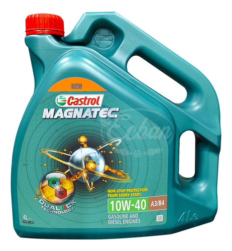 Aceite Castrol Magnatec 10w40 Tec Sintética 4 Litros// Ecban