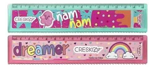 Regla Escolar Infantil 15 Cm Cresko Licencia Oficial X Un