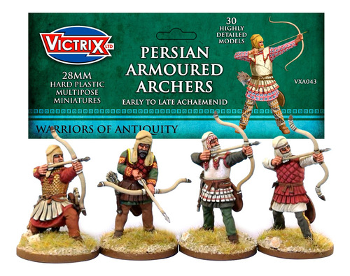 Caixa 30 Miniatura Armoured Archers Victrix Persian