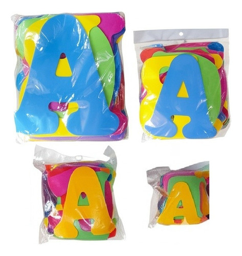Foamy Abecedarios Combinados Fomy Juegos Moldes Escolares May Carta Mediacarta Cuartocarta Octavocarta