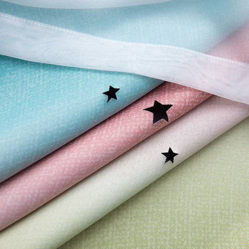 Cortinas Opacas Star Curtains Para Dormitorio De Niñas