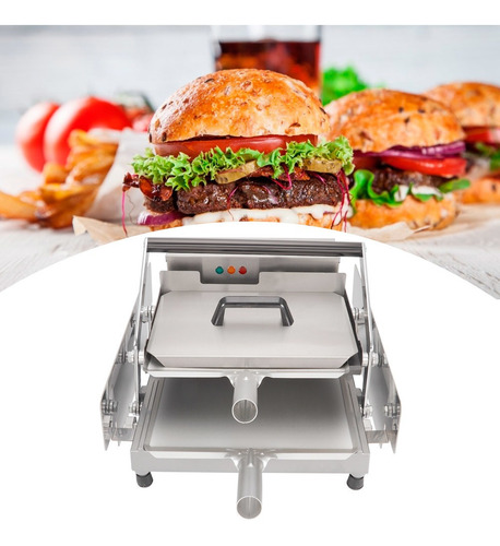 Máquina De Calentamiento De Pan De Hamburguesa De Doble Cap