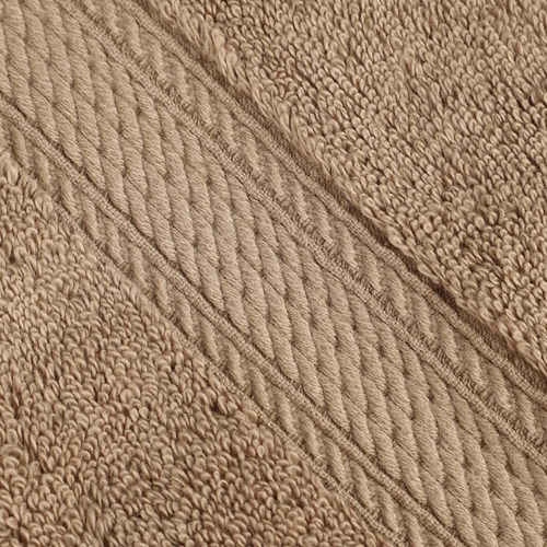 Juego De Toallas De Algodón Egipcio Latte 6 Piezas 33 X 33 C