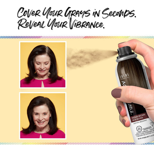 Age Beautiful Spray Retoque Raíces Cabello | Cubre Canas |