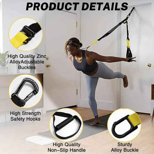 Suspensión Entrenamiento Bandas Deresistencia De Tipo Trx Negro