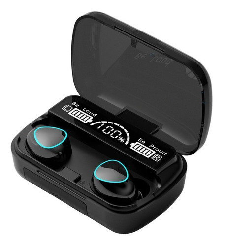 Auriculares inalámbricos Bluetooth V5.1 M10 Smartmini, color negro, color claro, blanco