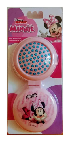 Cepillo Minnie Con Espejo Para Niña Color Rosa