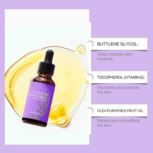 Cyperglow-cyperus Rotundus Skin, Para Depilação 1
