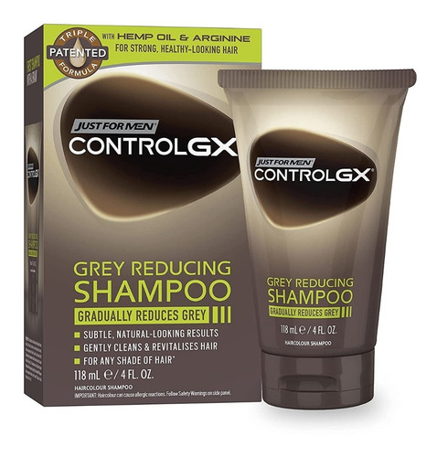 Imagen 1 de 6 de Just For Men Control Gx Shampoo